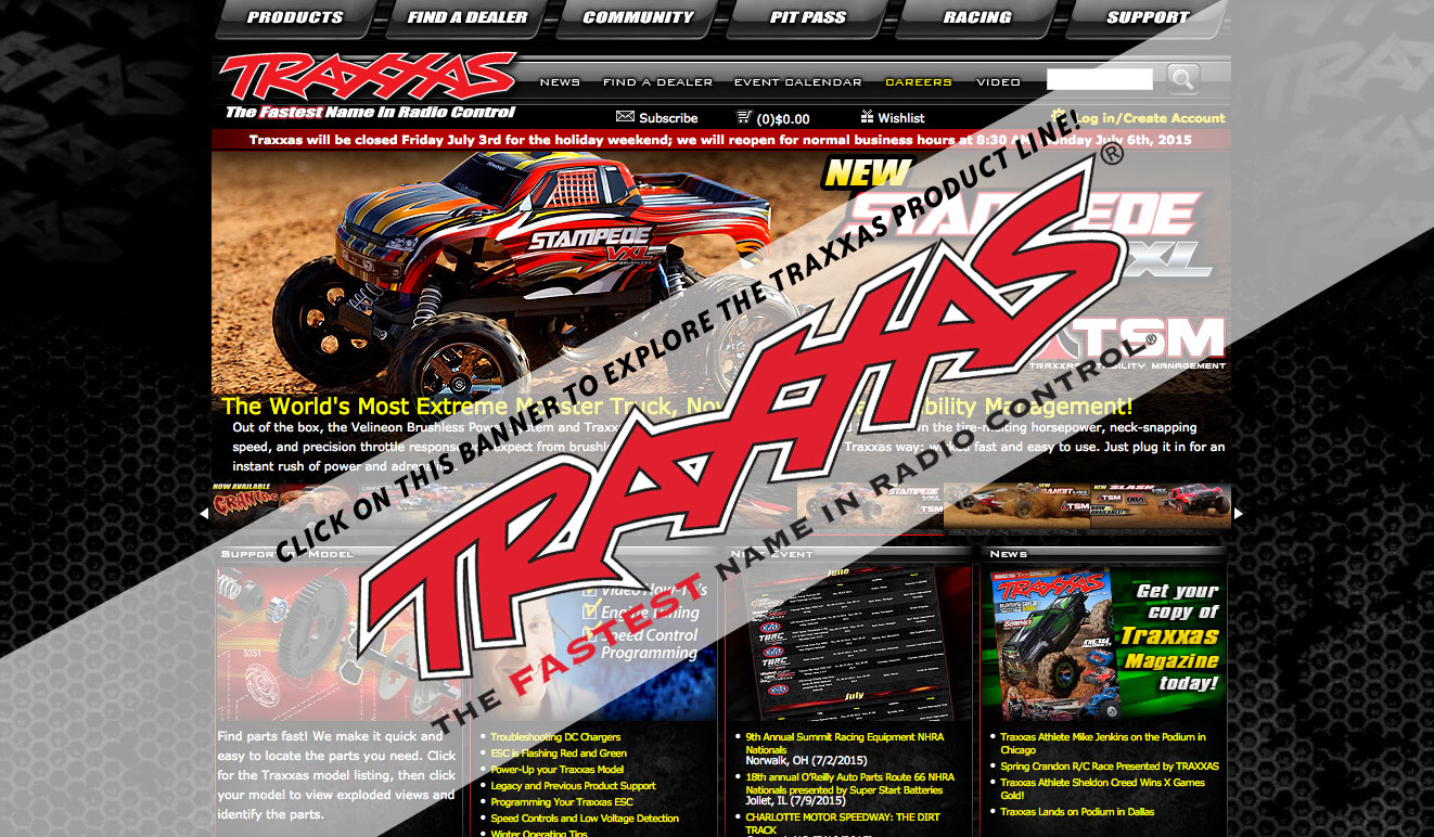 traxxas site